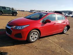 Chevrolet Cruze LS salvage cars for sale: 2019 Chevrolet Cruze LS