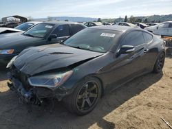 Salvage cars for sale from Copart San Martin, CA: 2015 Hyundai Genesis Coupe 3.8L