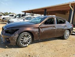 Salvage cars for sale at Tanner, AL auction: 2018 Infiniti Q50 Luxe