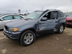 Salvage cars for sale from Copart Chicago Heights, IL: 2003 BMW X5 4.4I