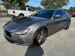 Flood-damaged cars for sale at auction: 2016 Maserati Ghibli S