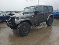 Jeep Wrangler salvage cars for sale: 2017 Jeep Wrangler Unlimited Sahara