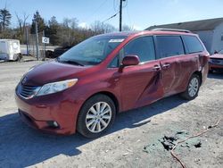 Toyota Sienna xle Vehiculos salvage en venta: 2017 Toyota Sienna XLE