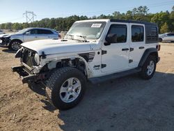 Salvage cars for sale from Copart Greenwell Springs, LA: 2021 Jeep Wrangler Unlimited Sport