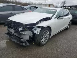 Salvage cars for sale at Bridgeton, MO auction: 2022 Lexus LS 500 Base