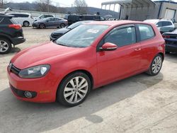Salvage cars for sale from Copart Lebanon, TN: 2012 Volkswagen Golf