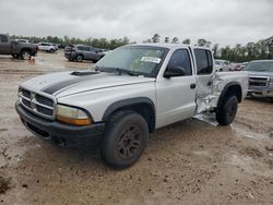 Vehiculos salvage en venta de Copart Houston, TX: 2004 Dodge Dakota Quad Sport