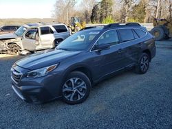 Salvage cars for sale from Copart Concord, NC: 2022 Subaru Outback Limited