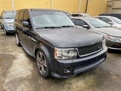 Land Rover salvage cars for sale: 2012 Land Rover Range Rover Sport HSE