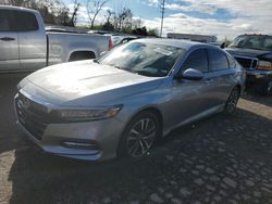 Salvage cars for sale from Copart Bridgeton, MO: 2019 Honda Accord Touring Hybrid