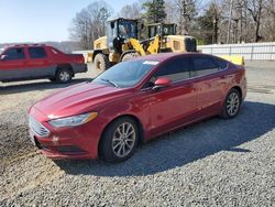 Vehiculos salvage en venta de Copart Concord, NC: 2017 Ford Fusion SE