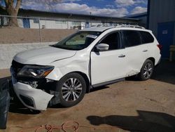 Salvage SUVs for sale at auction: 2020 Nissan Pathfinder S