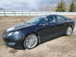 Salvage cars for sale at Davison, MI auction: 2014 Lincoln MKZ