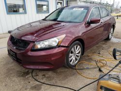 Salvage cars for sale from Copart Pekin, IL: 2012 Honda Accord EXL