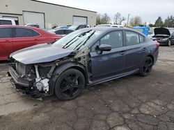 Salvage cars for sale at Woodburn, OR auction: 2017 Subaru Impreza Sport