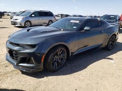 Salvage cars for sale from Copart Amarillo, TX: 2022 Chevrolet Camaro ZL1