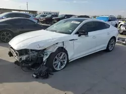 Salvage cars for sale at Grand Prairie, TX auction: 2020 Audi A5 Premium