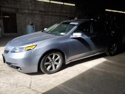 Salvage cars for sale at Angola, NY auction: 2012 Acura TL
