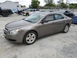 Chevrolet salvage cars for sale: 2012 Chevrolet Malibu LS