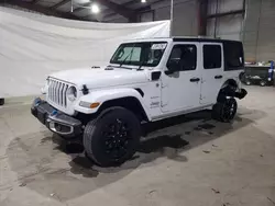 Jeep Wrangler salvage cars for sale: 2023 Jeep Wrangler Sahara 4XE