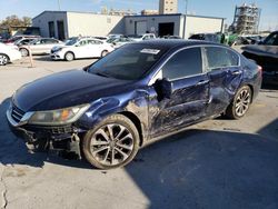 Salvage cars for sale at New Orleans, LA auction: 2014 Honda Accord Sport