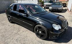 Salvage cars for sale from Copart Rancho Cucamonga, CA: 2006 Mercedes-Benz C 230
