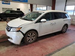 Salvage cars for sale at Angola, NY auction: 2014 Honda Odyssey EXL