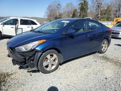 Salvage cars for sale from Copart Concord, NC: 2013 Hyundai Elantra GLS