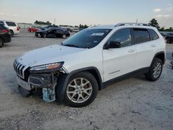 Salvage cars for sale at Houston, TX auction: 2018 Jeep Cherokee Latitude