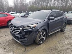 Salvage cars for sale from Copart Waldorf, MD: 2017 Hyundai Tucson Limited