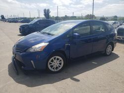 Toyota salvage cars for sale: 2013 Toyota Prius V