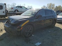 Salvage cars for sale from Copart Baltimore, MD: 2022 Volkswagen Tiguan SE