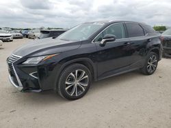 Salvage cars for sale from Copart San Antonio, TX: 2017 Lexus RX 350 Base