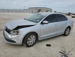 Salvage cars for sale at San Antonio, TX auction: 2014 Volkswagen Jetta SE