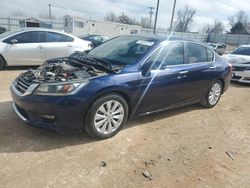 Salvage cars for sale from Copart Oklahoma City, OK: 2015 Honda Accord EXL