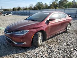 Salvage cars for sale at Memphis, TN auction: 2016 Chrysler 200 Limited