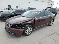 Salvage cars for sale from Copart Farr West, UT: 2012 Volkswagen Passat SEL