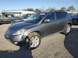 Nissan Murano salvage cars for sale: 2006 Nissan Murano SL