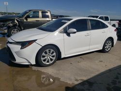 Salvage cars for sale from Copart Grand Prairie, TX: 2021 Toyota Corolla LE