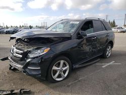 Salvage cars for sale from Copart Rancho Cucamonga, CA: 2018 Mercedes-Benz GLE 350