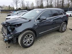 Salvage cars for sale from Copart Waldorf, MD: 2021 Cadillac XT5 Premium Luxury