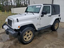 Salvage cars for sale from Copart Seaford, DE: 2013 Jeep Wrangler Sahara