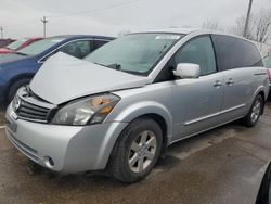 Nissan salvage cars for sale: 2008 Nissan Quest S