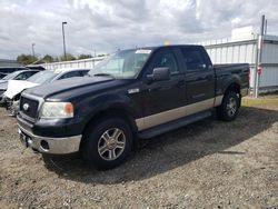 Salvage cars for sale at Sacramento, CA auction: 2007 Ford F150 Supercrew