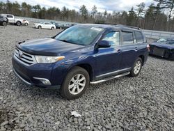 Toyota Highlander Vehiculos salvage en venta: 2013 Toyota Highlander Base