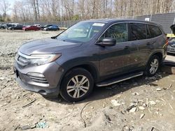 Salvage cars for sale at Waldorf, MD auction: 2016 Honda Pilot LX