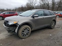 Salvage cars for sale from Copart Ellwood City, PA: 2014 Ford Edge Limited