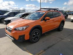 Salvage cars for sale at Grand Prairie, TX auction: 2018 Subaru Crosstrek Premium