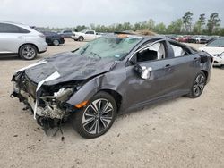 Salvage cars for sale from Copart Houston, TX: 2018 Honda Civic EXL