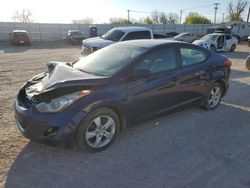 Salvage cars for sale at Oklahoma City, OK auction: 2012 Hyundai Elantra GLS